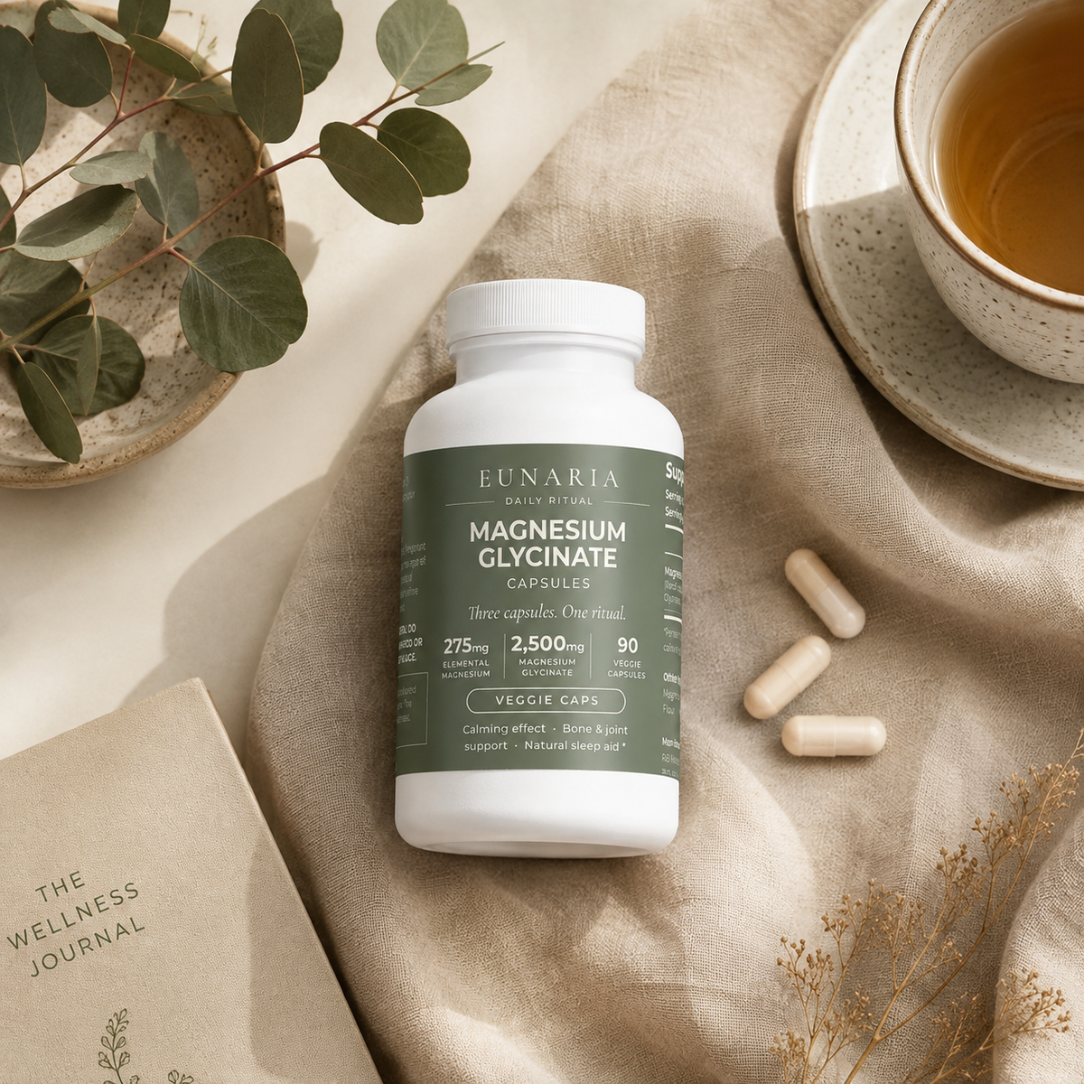 EUNARIA Magnesium Glycinate product benefits overview