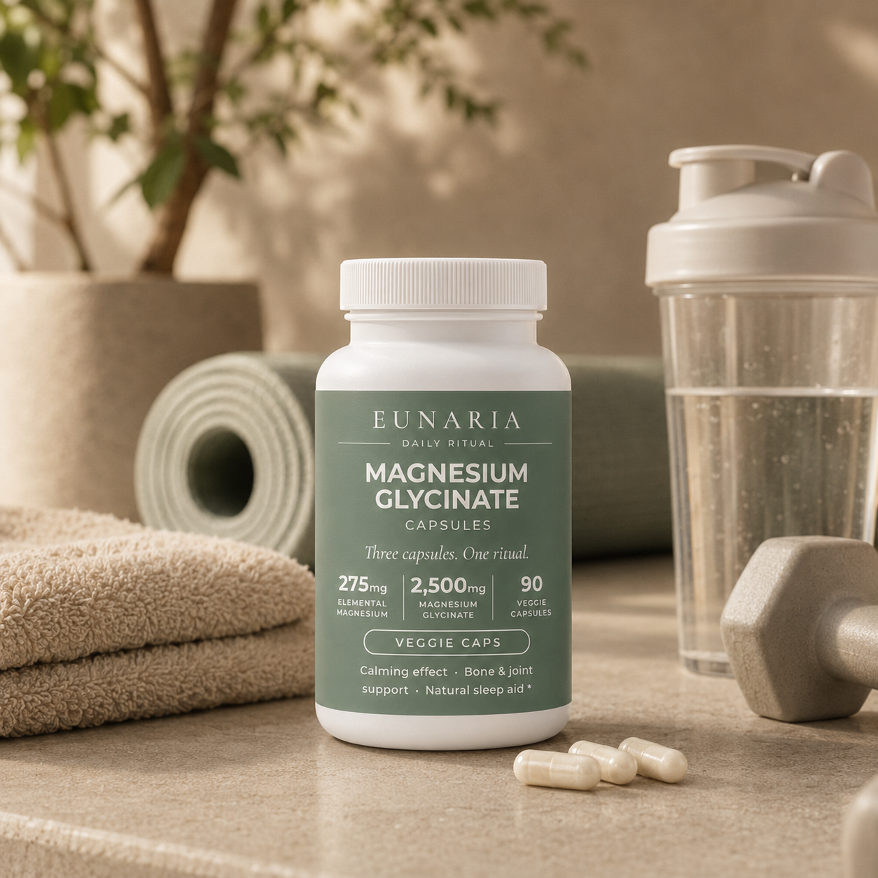 Eunaria Magnesium Glycinate lifestyle image